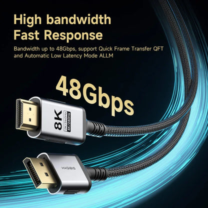 Hagibis DisplayPort to HDMI Cable 8K