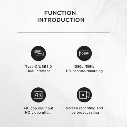 Type-C/USB Video Capture Card HAGIBIS