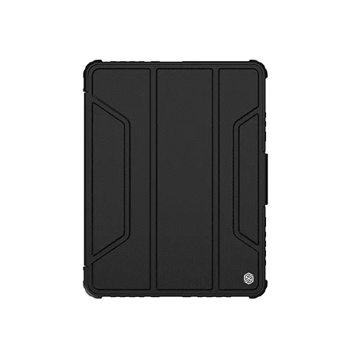 Black tablet case on a white background