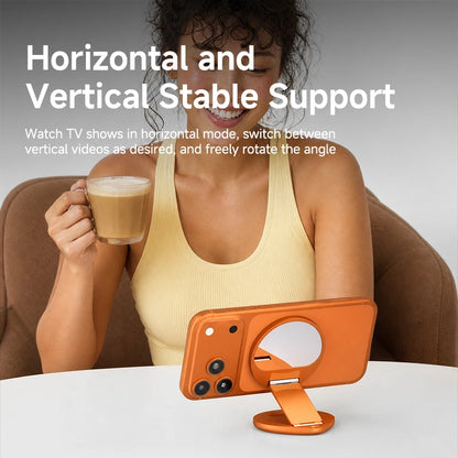 Hagibis Dual-Sided Magnetic MagSafe Phone Stand with Mirror