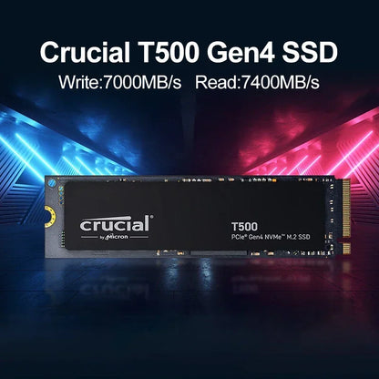 Crucial T500 SSD NVMe M.2 2280 PCIe 4.0