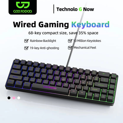 Goojodoq A1803 – Wired RGB Gaming Keyboard