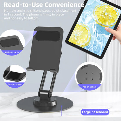 360° Rotating & Folding Phone or Tablet Holder