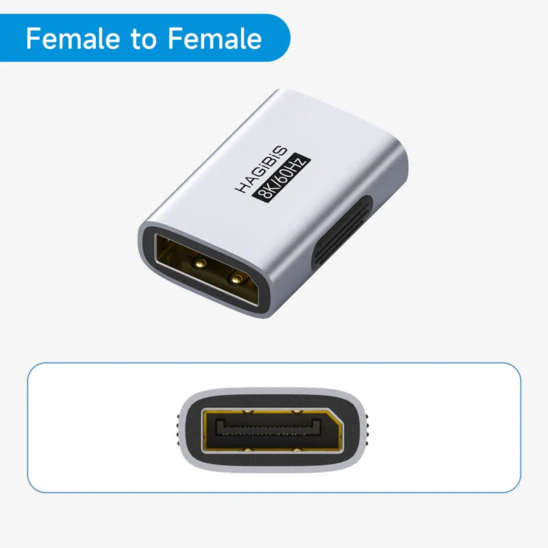 HDMI adapter with 'HAGIBIS' branding on a white background