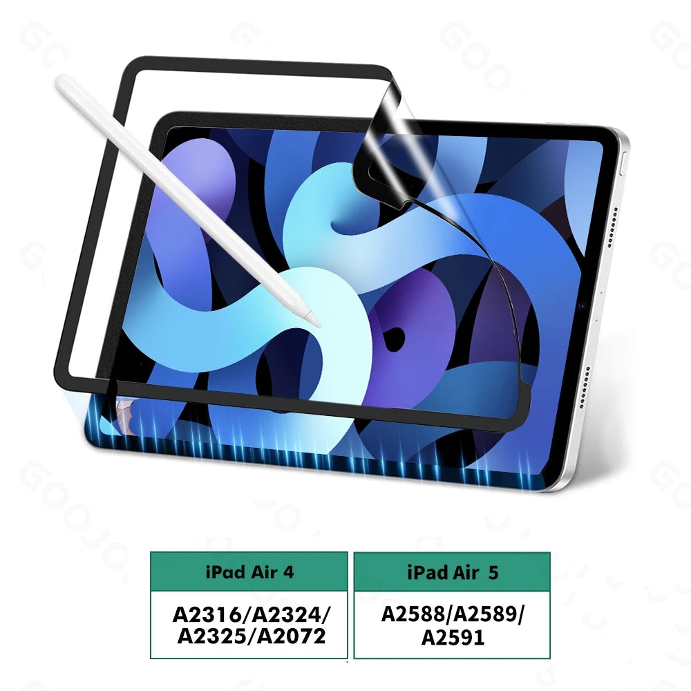 Goojodoq Screen Protector Film For iPad with Nano Vacuum Adsorption