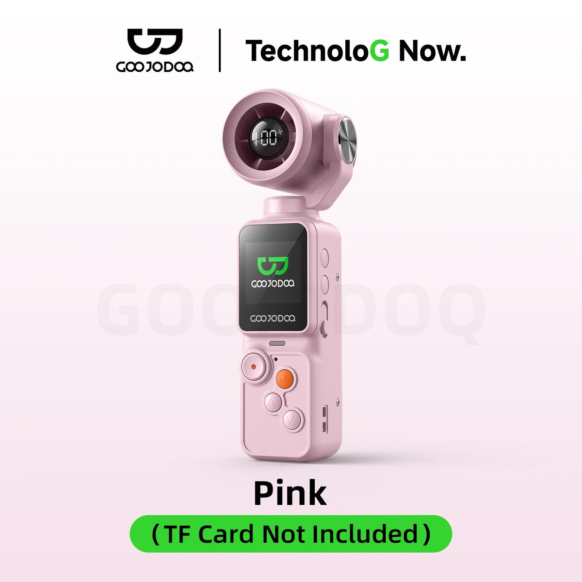 GOOJODOQ GFS025 Handheld Camera Fan with 180° Gimbal