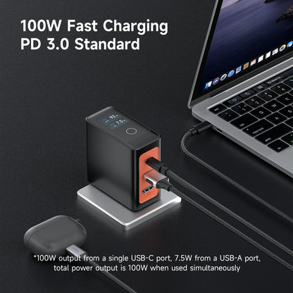 Hagibis USB-C TV Dock for Nintendo Switch 1 & 2 with 100W GaN Charger