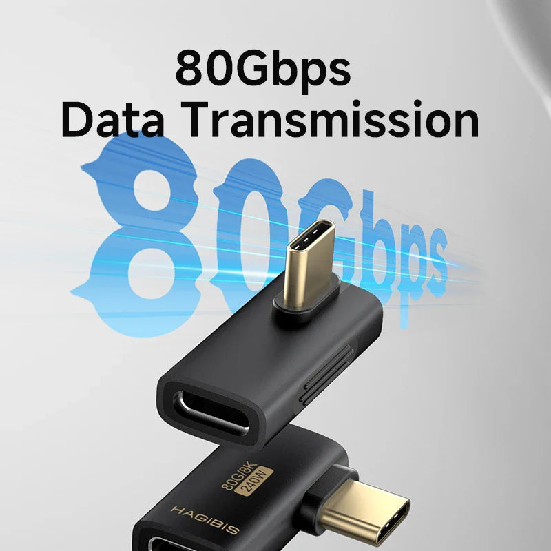 USB C to C Adapter 80Gbps USB4 Hagibis
