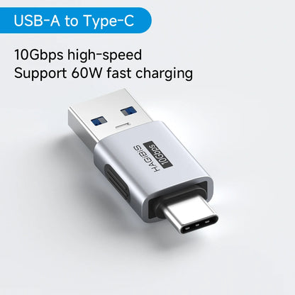 Hagibis USB-A to USB-C Adapter 10Gbps 60W