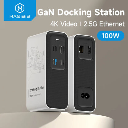 Hagibis 100W GaN Charger with Docking Station