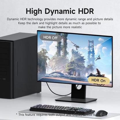 Hagibis DisplayPort to HDMI Cable 8K