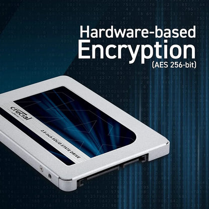 Crucial MX500 SATA III 2.5” Internal SSD