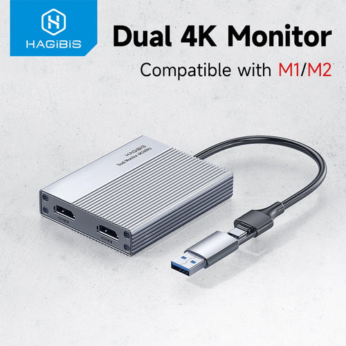 Hagibis Dual HDMI Adapter 4K M1/M2