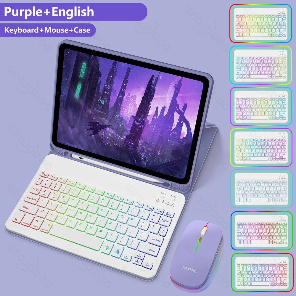 Magic Keyboard and Mouse For iPad Goojodoq