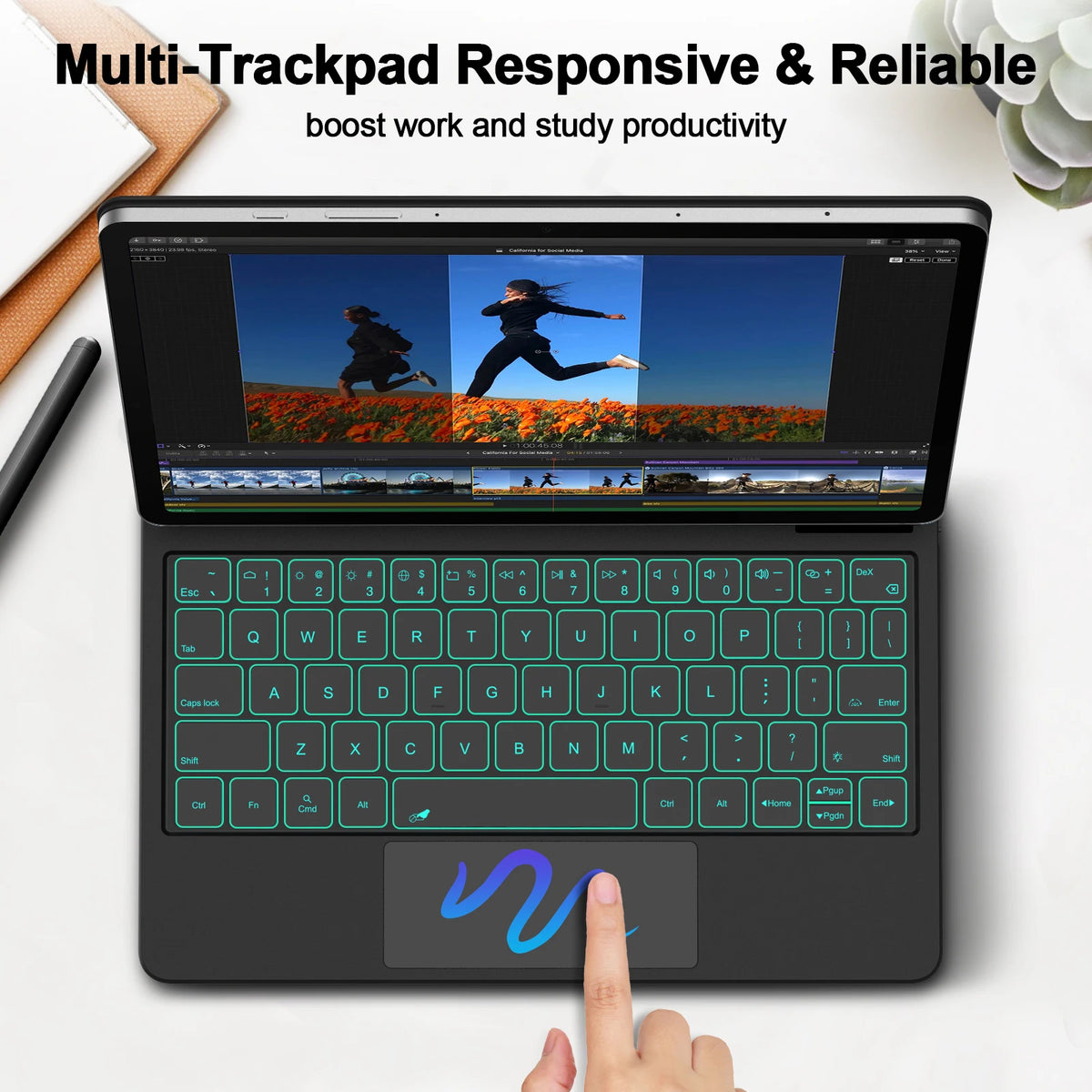 Goojodoq Magic Keyboard for Samsung Tab S