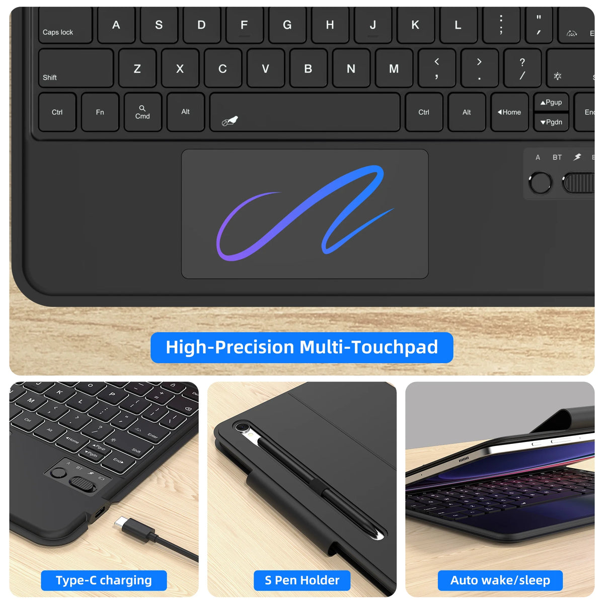 Goojodoq Magic Keyboard Case 11 inch for Samsung Galaxy Tab