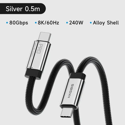 Hagibis USB C Full Function Cable Super Soft USB4