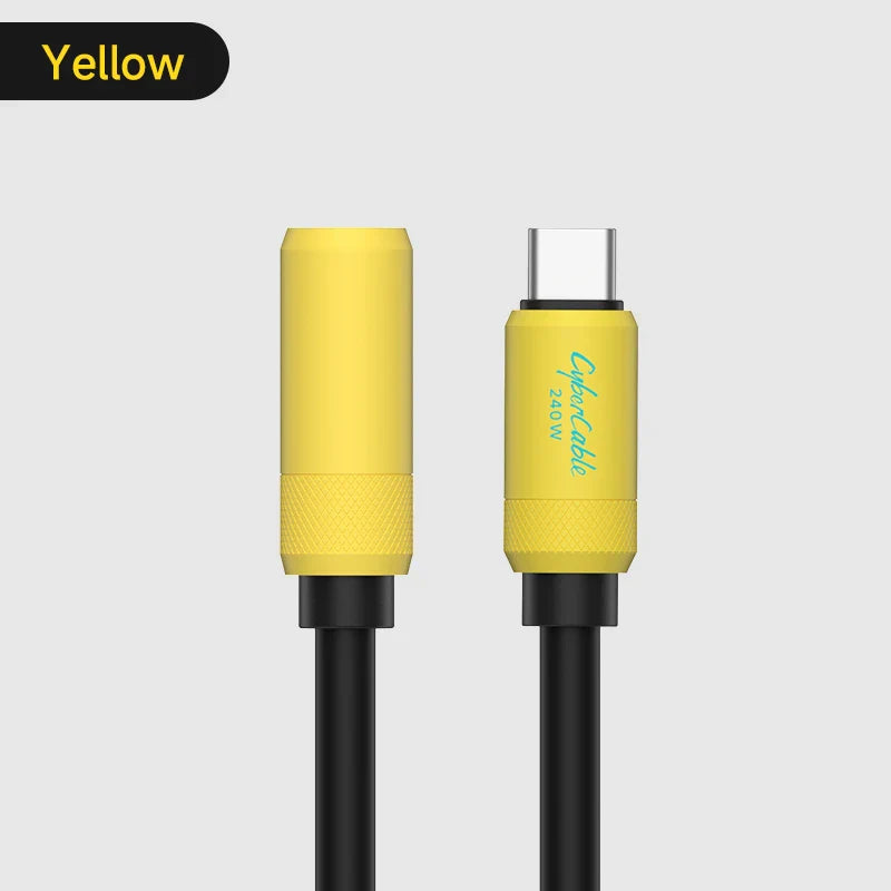 USB C Extension Cable Male to Female PD 240W Hagibis
