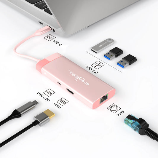 Docking Station USB C HDMI PD 100W Goojodoq