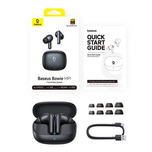 Baseus Bowie MP1 ANC Bluetooth 6.0 True Wireless Earbuds