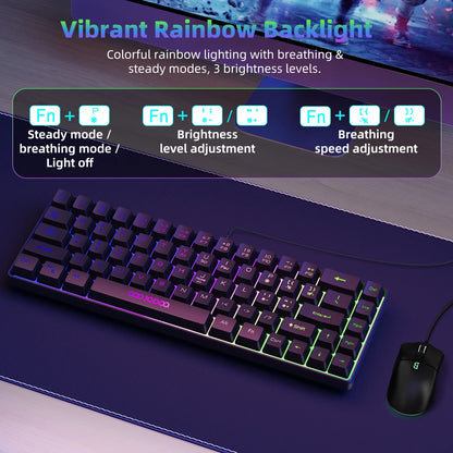 Goojodoq A1803 – Wired RGB Gaming Keyboard