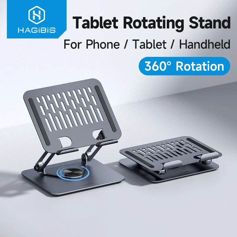 Hagibis Tablet Stand Adjustable 360° Rotating