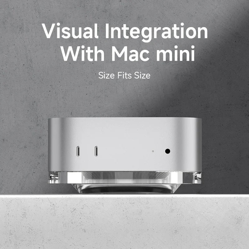 Hagibis Transparent Dust-proof Stand for Mac mini M4/M4 Pro