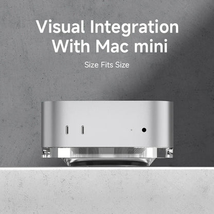 Hagibis Transparent Dust-proof Stand for Mac mini M4/M4 Pro