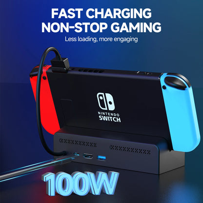 Switch Dock 8 in 1 with Game Card Reader Goojodoq