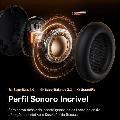 Speaker driver with technical details on a dark background