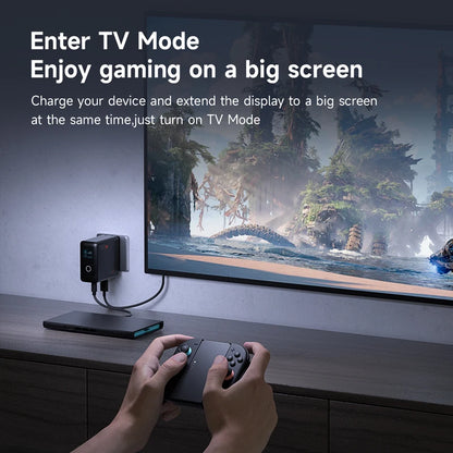 Hagibis USB-C TV Dock for Nintendo Switch 1 & 2 with 100W GaN Charger