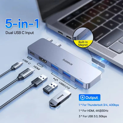 Baseus UltraJoy Dual USB-C Hub