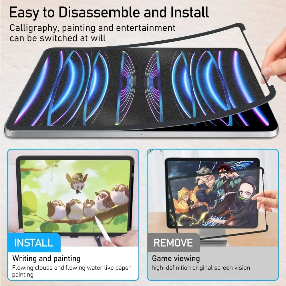 Goojodoq Screen Protector Film For iPad with Nano Vacuum Adsorption