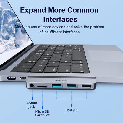 Multifunctional USB C Hub for Macbook Pro HAGIBIS