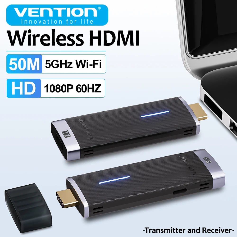 VENTION ADCL0 Wireless HDMI Transmitter & Receiver 50m