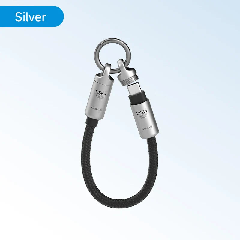 USB4 Cable Short Portable Keychain Hagibis