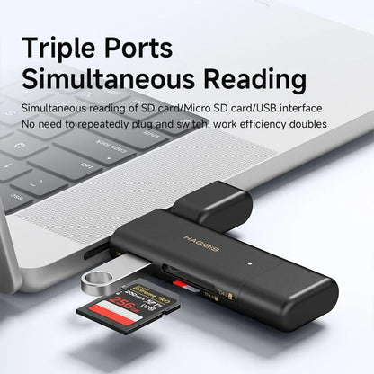 Hagibis 3-in-1 High-Speed SD 4.0 Card Reader