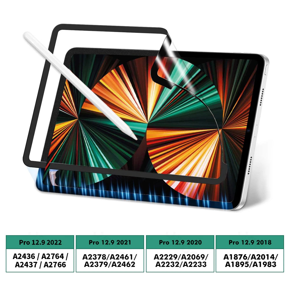 Goojodoq Screen Protector Film For iPad with Nano Vacuum Adsorption
