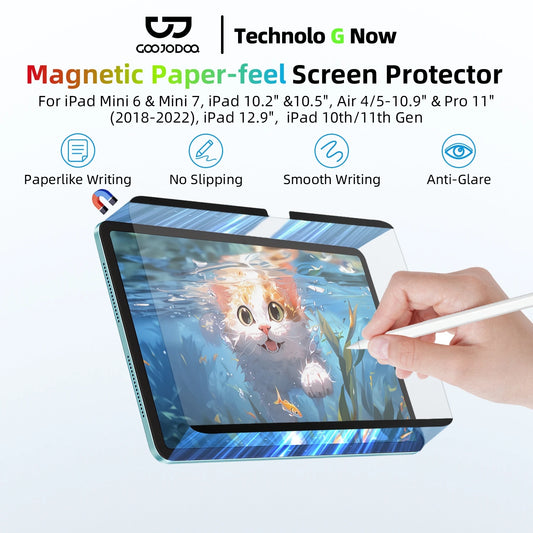 GOOJODOQ Magnetic Paper-feel Screen Protector for iPad