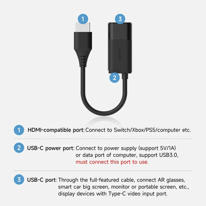 HDMI to USB C Video Adapter 4K 60Hz Hagibis