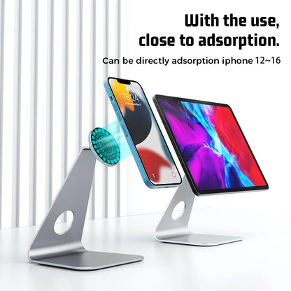 iMac-Style Magnetic Desk Mount – iPhone & iPad Compatible