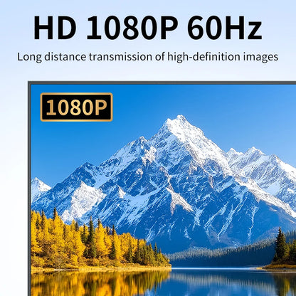 High-definition image of a mountain landscape with '1080P' text on a screen.
