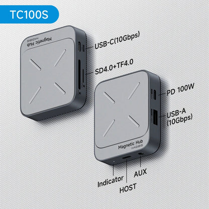 USB-C Hub Dual Side Magnetic TC100S Hagibis