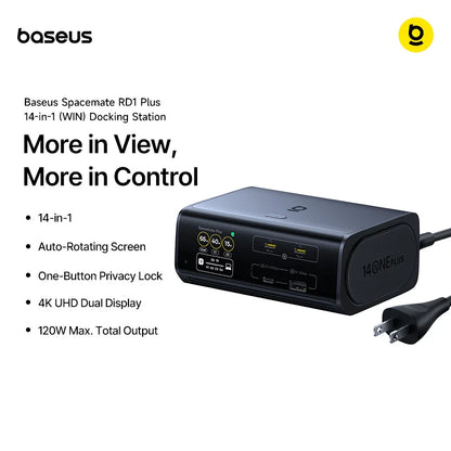 Baseus Spacemate RD1 Plus 14-in-1 USB-C Docking Station
