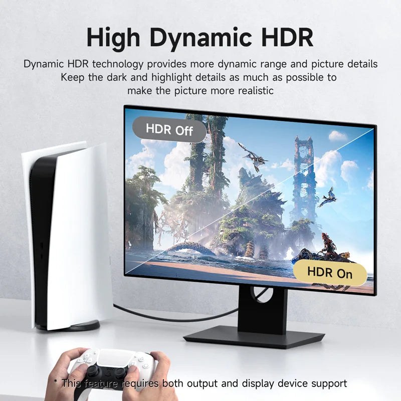 DisplayPort Cable 1.4 8K High Refresh Rate Hagibis