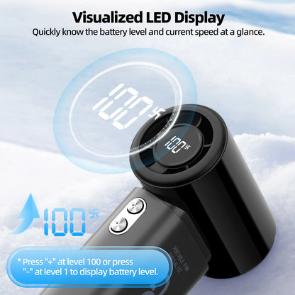 Pocket Fan High-speed 4000mAh with Lanyard