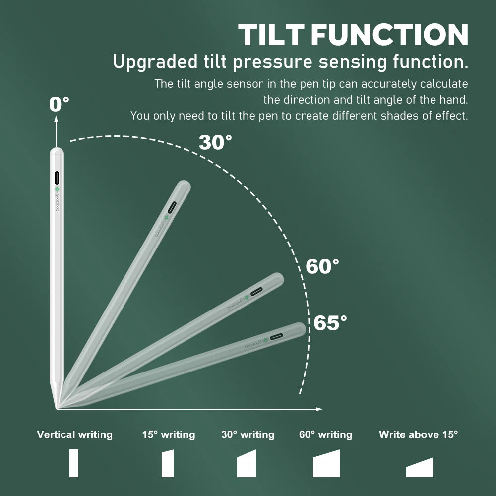 Apple Pencil Bluetooth for iPad 2018-2021 Goojodoq