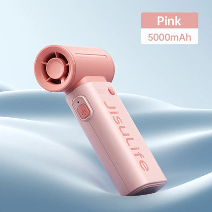 JISULIFE Life9 Mini High-Speed Portable Fan 5000mAh