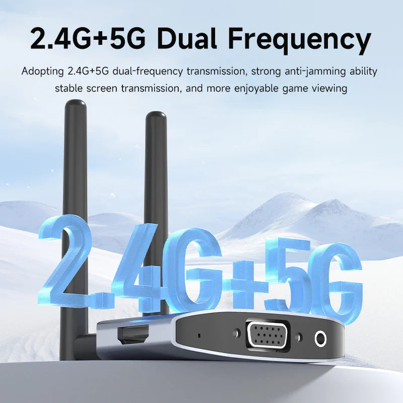 Hagibis G11W Wireless HD Kit Transmitter and Receiver Dual Interface