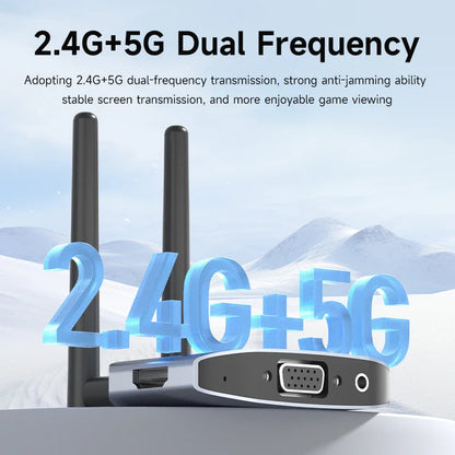 Hagibis G11W Wireless HD Kit Transmitter and Receiver Dual Interface